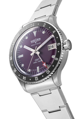 Vulcain Skindiver Nautique GMT Purple Limited Edition 680174A17
