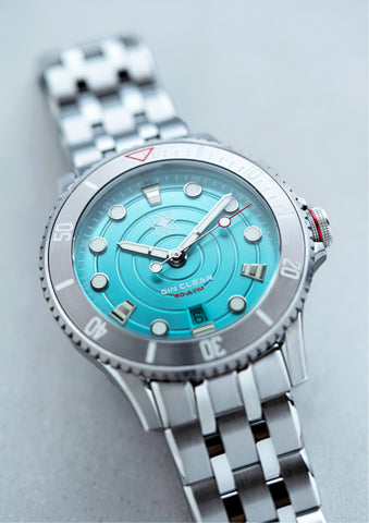 Second Hour Gin Clear Ripple Pale Aqua Limited Edition