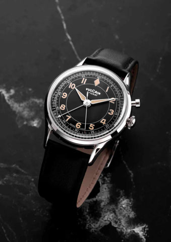 Vulcain Cricket Classique 36 Black-Khaki