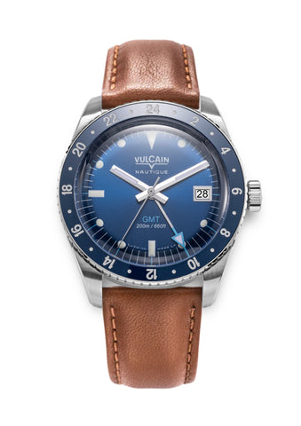 Vulcain Skindiver Nautique GMT Blue Limited Edition 680174B37