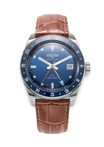 Vulcain Skindiver Nautique GMT Blue Limited Edition 680174B37
