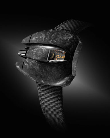 SpaceOne Jumping Hour Orange Carbon