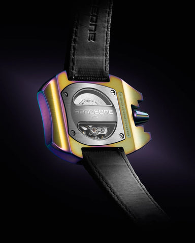 SpaceOne Jumping Hour Irized Steel