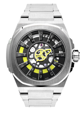 DWISS M3S - Yellow - Steel Bracelet