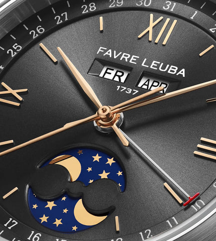 Favre Leuba 1737 Triple Calendar - Black