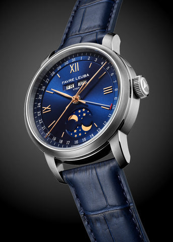 Favre Leuba 1737 Triple Calendar - Blue