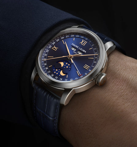 Favre Leuba 1737 Triple Calendar - Blue