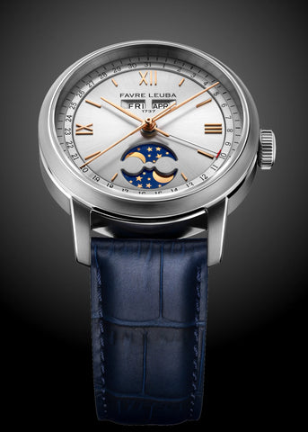 Favre Leuba 1737 Triple Calendar - Silver