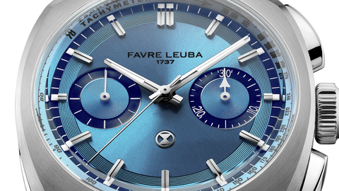 Favre Leuba Chief Chronograph - Ice Blue