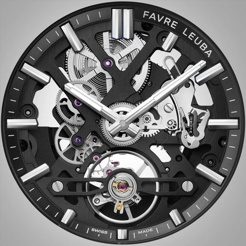 Favre Leuba Chief Skeleton DLC - Black