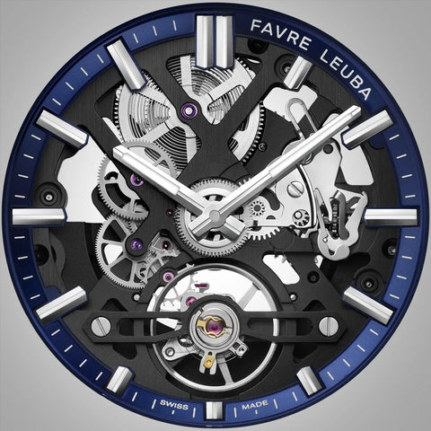 Favre Leuba Chief Skeleton DLC - Blue