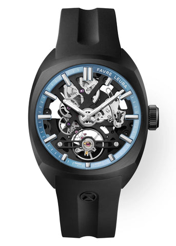 Favre Leuba Chief Skeleton DLC - Ice Blue