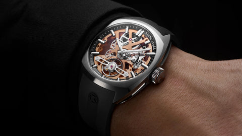 Favre Leuba Chief Skeleton - Black