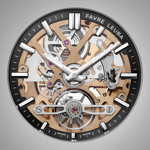 Favre Leuba Chief Skeleton - Black