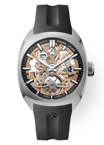 Favre Leuba Chief Skeleton - Black