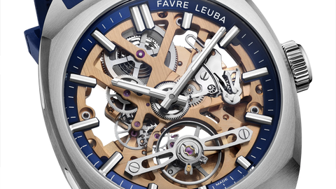 Favre Leuba Chief Skeleton - Blue