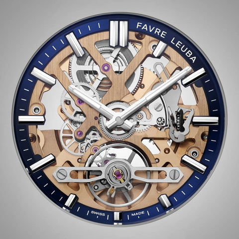 Favre Leuba Chief Skeleton - Blue
