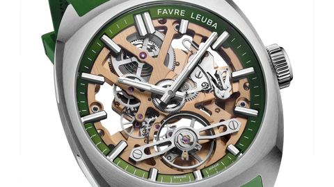 Favre Leuba Chief Skeleton - Green