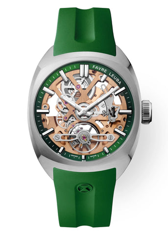 Favre Leuba Chief Skeleton - Green