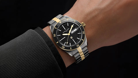 Favre Leuba Deep Raider Day Date - Bicolor Black
