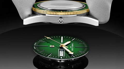 Favre Leuba Deep Raider Day Date - Bicolor Green
