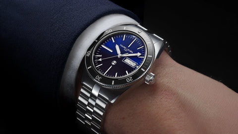 Favre Leuba Deep Raider Day Date - Blue
