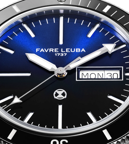 Favre Leuba Deep Raider Day Date - Blue