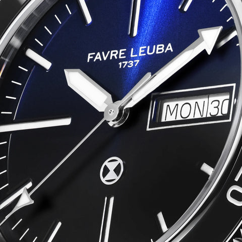Favre Leuba Deep Raider Day Date - Blue