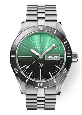 Favre Leuba Deep Raider Day Date - Green