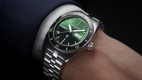 Favre Leuba Deep Raider Day Date - Green