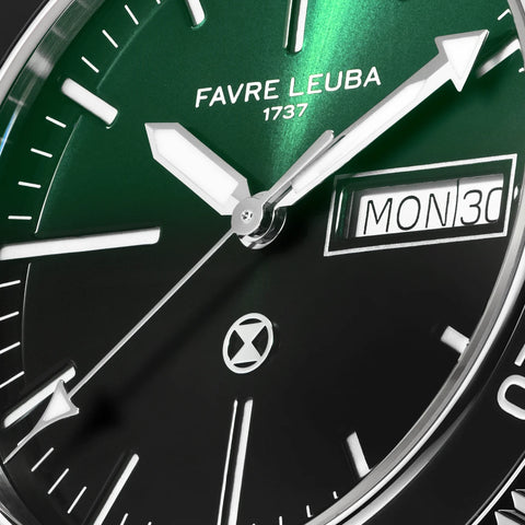 Favre Leuba Deep Raider Day Date - Green