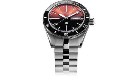 Favre Leuba Deep Raider Day Date - Salmon