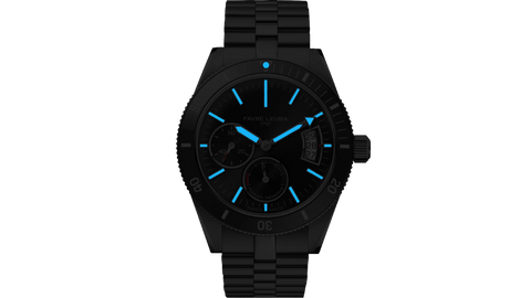Favre Leuba Deep Raider Power Reserve - Black