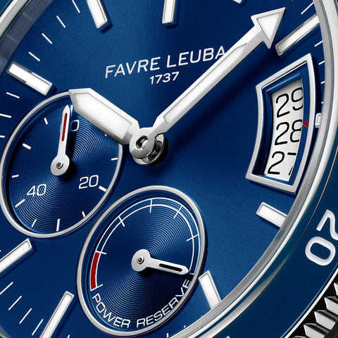 Favre Leuba Deep Raider Power Reserve - Blue