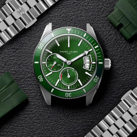 Favre Leuba Deep Raider Power Reserve - Green
