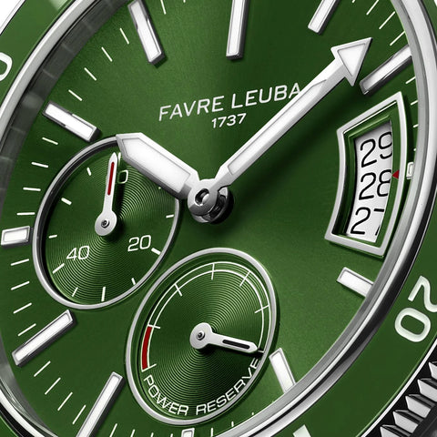 Favre Leuba Deep Raider Power Reserve - Green