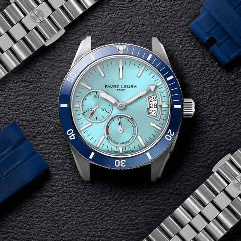 Favre Leuba Deep Raider Power Reserve - Ice Blue