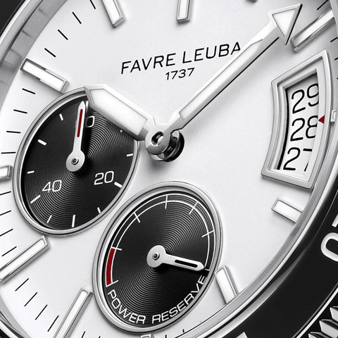 Favre Leuba Deep Raider Power Reserve - White