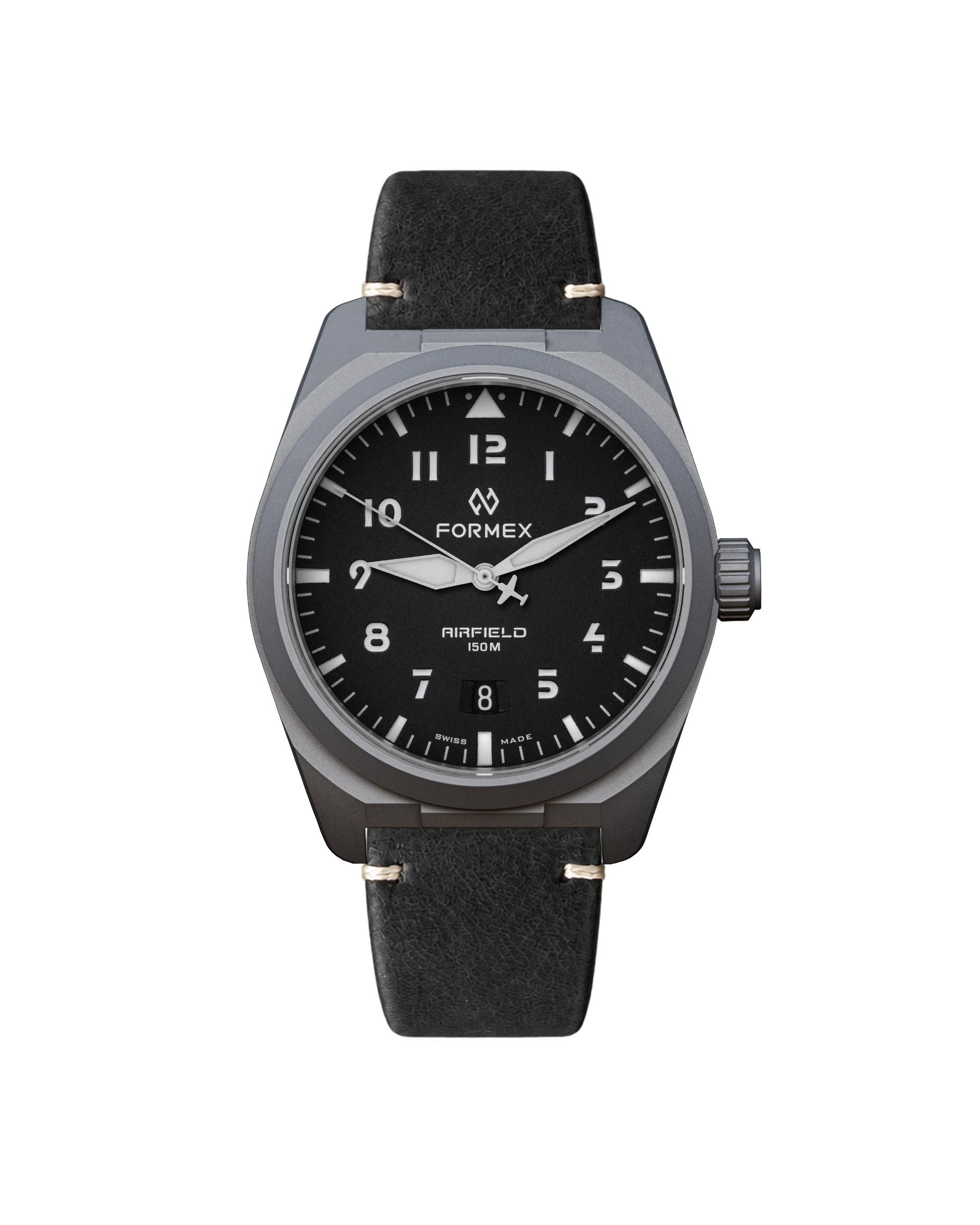 Lederband Schwarz