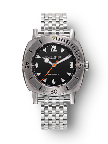 Nivada Grenchen Depthmaster - White Pacman 14102A