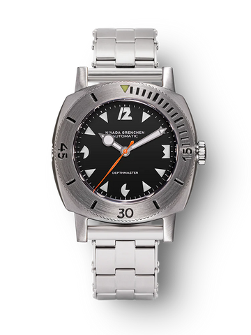 Nivada Grenchen Depthmaster - White Pacman 14102A