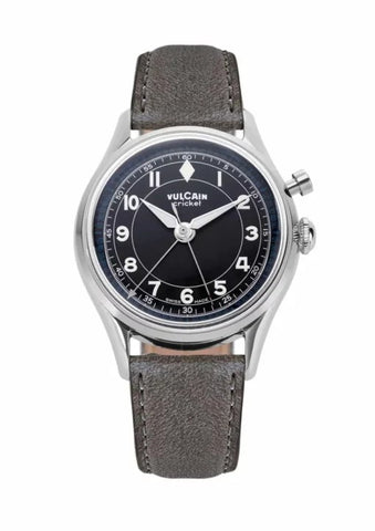 Vulcain Cricket Classique 39 Black-Khaki