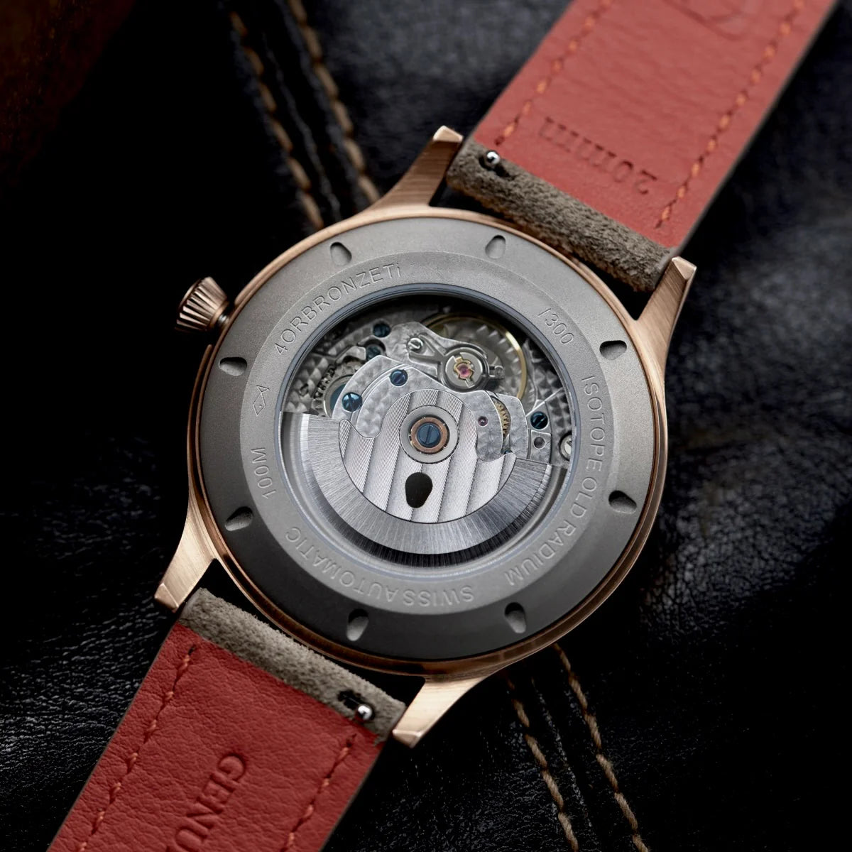 Isotope Old Radium Polar Enamal Rueckseite Sichtboden