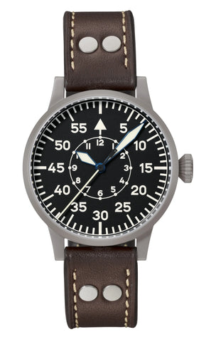 Laco Kempten 39mm Handaufzug - Fliegeruhr ORIGINAL