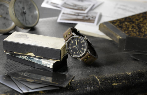 Laco Münster Erbstück 42mm Automatik - Fliegeruhr ORIGINAL