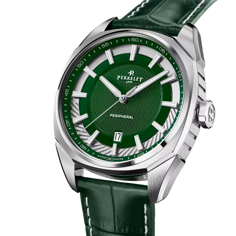 Perrelet Lab Peripheral 3 Hands A1100/5 Grün