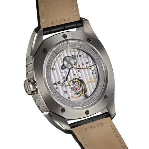 Perrelet Lab Peripheral 3 Hands - Gun Metal A1102/1 Schwarz