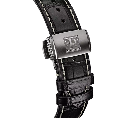 Perrelet Lab Peripheral 3 Hands - Gun Metal A1102/2 Silbergrau