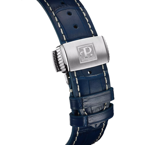 Perrelet Lab Peripheral Dual Time Big Date A1101/4 Blau