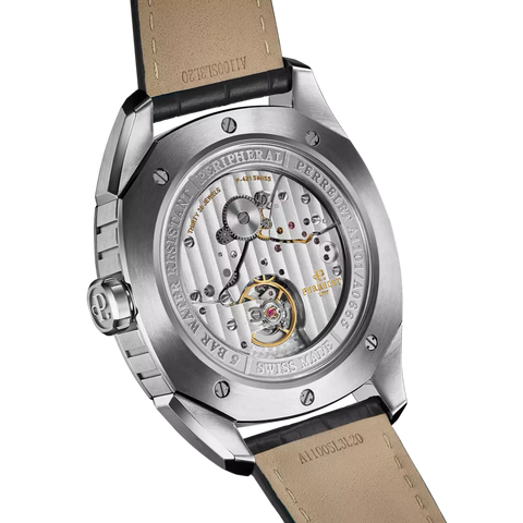 Perrelet Lab Peripheral Dual Time Big Date A1101/6 Salmon